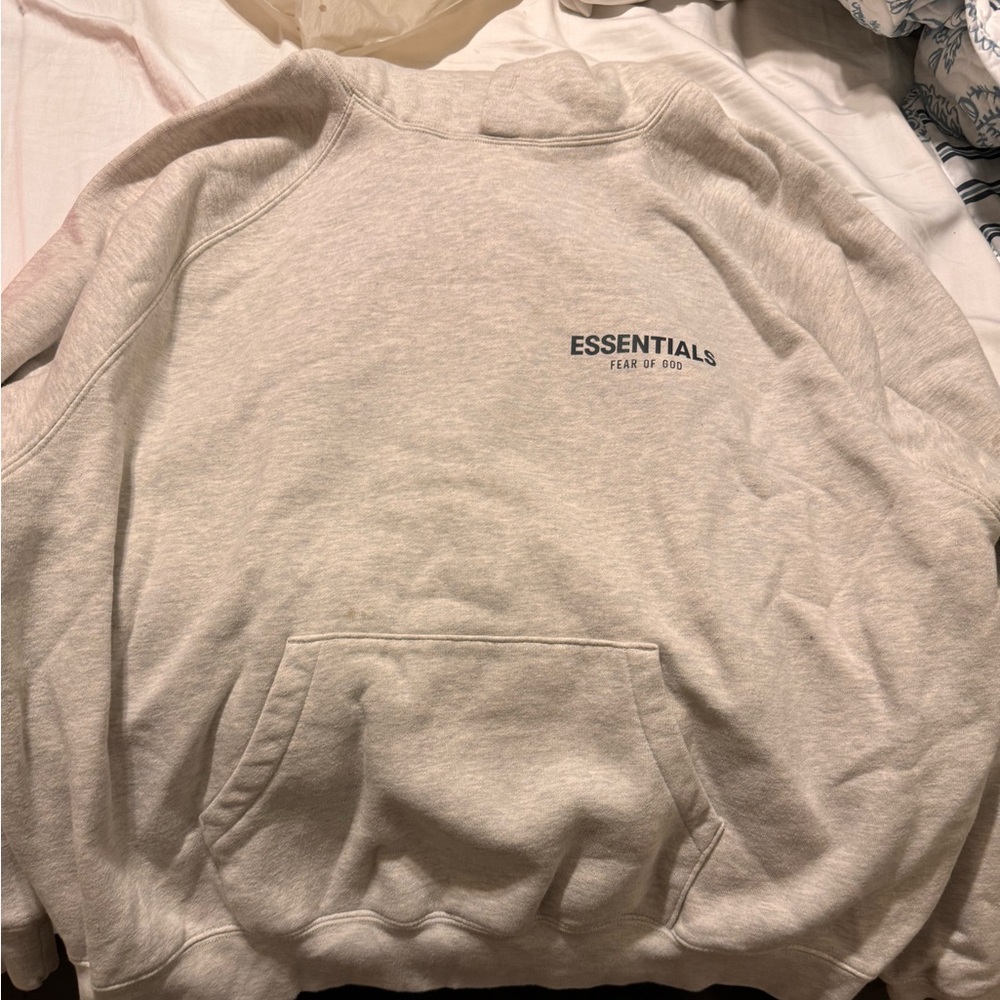 Essentials fear of god hoodie pullover in “Oatmeal” XL AUTHENTIC